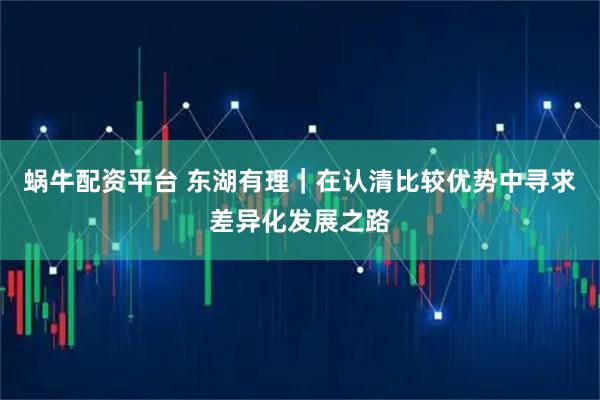蜗牛配资平台 东湖有理｜在认清比较优势中寻求差异化发展之路